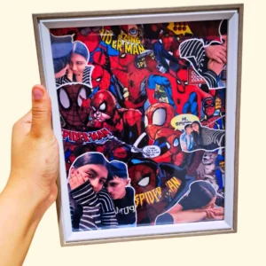 Cuadro Diseño Spiderman Love