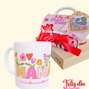 Buzón con taza Sublimada Jardín de Mamá