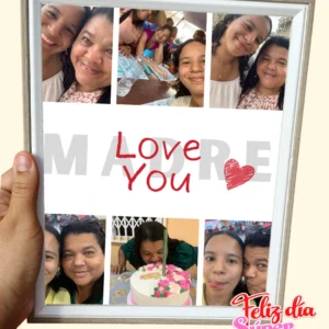 Cuadro Diseño Love You